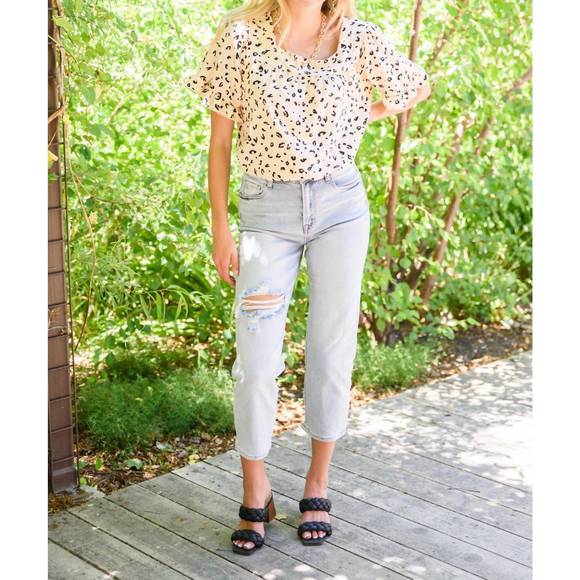 NEW NOW N FOREVER call me wild top in cream - Picture 5 of 5